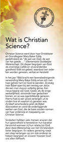 “Wat is Christian Science?” brochure