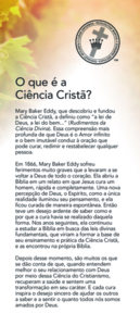 Brochura “O que é a Ciência Cristã?”