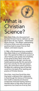 "What is Christian Science?" brochure for download