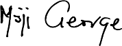 Moji George signature