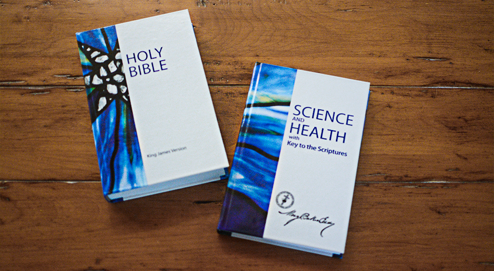 Two books, the Bible and Science and Health with Key to the Scriptures by Mary Baker Eddy.