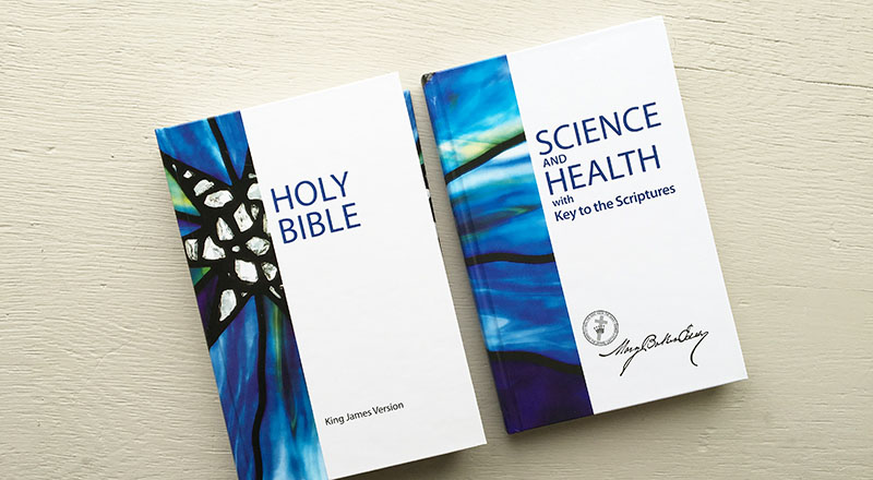 Christian Science Pastor — Bible a "Věda a Zdraví s Klíčem k Písmu" Mary Baker Eddy"Science and Health with Key to the Scriptures" by Mary Baker Eddy